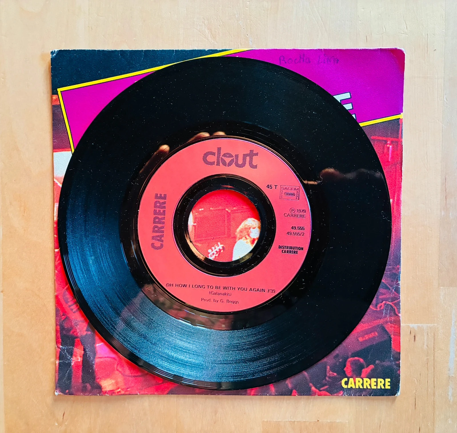 Disco de vinil 45T Clout Oowatanite. – photo 2